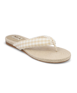 ALEENA - NATURAL GINGHAM