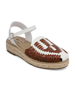 ESHANI - WHITE/COGNAC