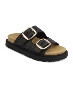 MONICA - BLACK RAFFIA